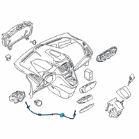 OEM 2018 Ford Transit Connect Shift Control Cable Diagram - DT1Z-7E395-B