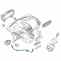 OEM 2022 Ford Transit Connect Shift Control Cable Diagram - KV6Z-7E395-G