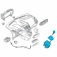 OEM 2022 Ford Transit Connect Shifter Diagram - KV6Z-7210-AB