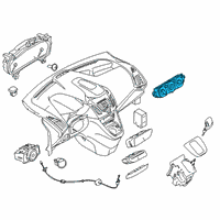 OEM 2019 Ford Transit Connect Dash Control Unit Diagram - KT1Z-19980-AE