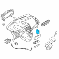 OEM 2015 Ford Transit Connect Seat Heat Switch Diagram - CM5Z-14D694-B