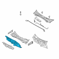 OEM 2020 Kia Optima Dash Panels Diagram - 64300A8500