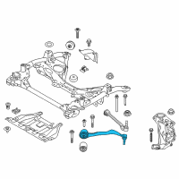 OEM 2014 BMW 335i Mount Tension Strut, Right Diagram - 31-12-6-855-742