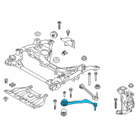 OEM BMW 340i Mount Tension Strut, Right Diagram - 31-12-6-855-742