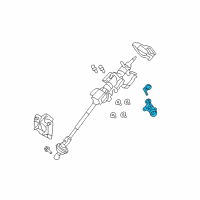 OEM 2008 Ford Edge Column Flange Diagram - 8E5Z-3511-B