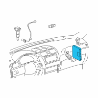 OEM 2004 Toyota Solara ECM Diagram - 89666-06231