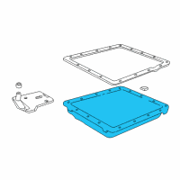 OEM 1992 Chevrolet Blazer Pan Kit, W/Magnet Diagram - 8679931