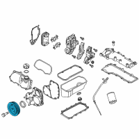 OEM 2014 Ram ProMaster 1500 DAMPER-CRANKSHAFT Diagram - 68133304AA