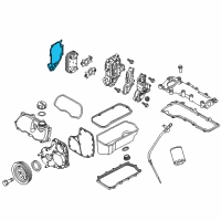 OEM 2015 Ram ProMaster 2500 Gasket-Oil Cooler Diagram - 68099630AA