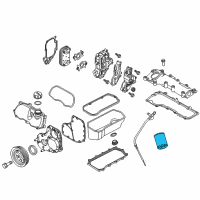 OEM 2017 Ram ProMaster 2500 Filter-Engine Oil Diagram - 68095335AA