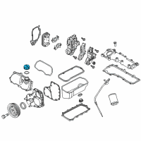 OEM 2015 Ram ProMaster 3500 Cap-Oil Filler Diagram - 68095448AA
