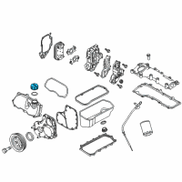 OEM 2016 Ram ProMaster 2500 Cap-Oil Filler Diagram - 68095448AA