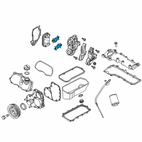 OEM 2015 Ram ProMaster 2500 Gasket-Oil Cooler Diagram - 68099618AA