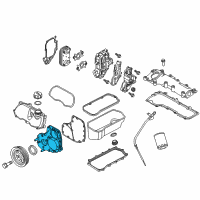 OEM 2016 Ram ProMaster 1500 Cover-Chain Case Diagram - 68101670AA