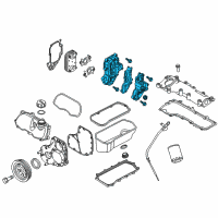 OEM 2014 Ram ProMaster 1500 Adapter-Oil Filter Diagram - 68101926AA