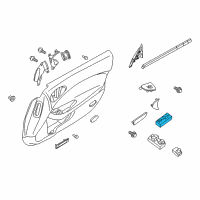 OEM 2015 Nissan 370Z Switch Assy-Power Window, Assist Diagram - 25411-1EA0C