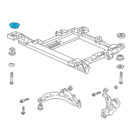 OEM Buick LaCrosse Upper Insulator Diagram - 15240242