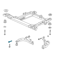 OEM Chevrolet Impala Lower Control Arm Rear Bolt Diagram - 10295861