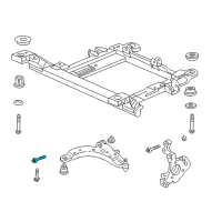 OEM 2001 Chevrolet Monte Carlo Lower Control Arm Rear Bolt Diagram - 10295861