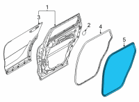 OEM Kia Sorento W/STRIP-Rr Dr Body S Diagram - 83110P2000