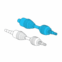 OEM Chevrolet Traverse Axle Assembly Diagram - 84609405