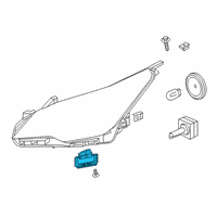 OEM 2018 Buick Envision Module Diagram - 23134370