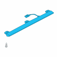 OEM 2001 Nissan Altima Lamp Assembly-Stop Diagram - 26590-1M110