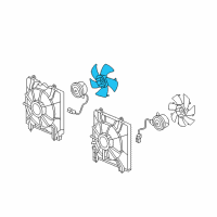 OEM Honda Accord Fan, Cooling Diagram - 19020-RWP-J51