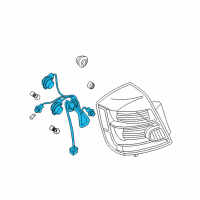 OEM Nissan Harness Assembly Diagram - 26551-ET00A