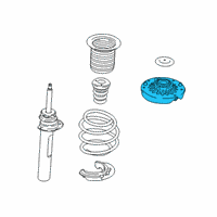 OEM BMW X1 Support Bearing, Front Diagram - 31-33-6-892-617