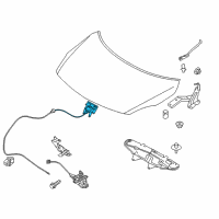 OEM 2018 Nissan Versa Note Plate-Guide Diagram - 65622-3TA0A