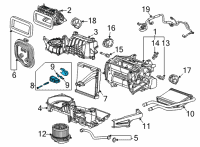 OEM Chevrolet Corvette Expansion Valve Diagram - 84651681