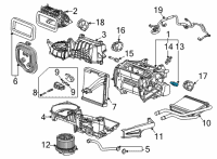 OEM 2021 Chevrolet Corvette Temperature Sensor Diagram - 84228769