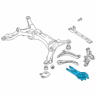 OEM 2005 Mercury Montego Lower Control Arm Diagram - 5F9Z-5A649-FR