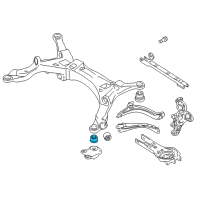 OEM 2008 Mercury Sable Suspension Crossmember Bushing Diagram - 5F9Z-5872-AA