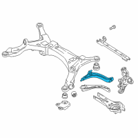 OEM 2007 Ford Five Hundred Control Arm Diagram - 6F9Z5A604A