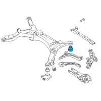 OEM Ford Five Hundred Suspension Crossmember Bushing Diagram - 5F9Z-5873-AA