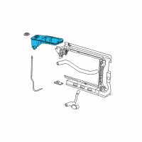 OEM 2003 Ford Mustang Recovery Tank Diagram - 3R3Z-8A080-AC