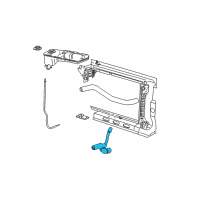 OEM 2003 Ford Mustang Lower Hose Diagram - F6ZZ-8286-C