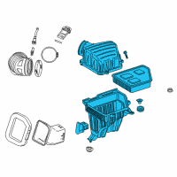 OEM 2013 Chevrolet Camaro Air Cleaner Body Diagram - 23116123