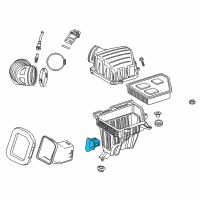 OEM Chevrolet Camaro Inlet Duct Diagram - 92229656