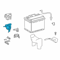 OEM Toyota Fuse Holder Diagram - 82620-33160