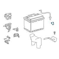 OEM Toyota Negative Cable Diagram - 82165-06041