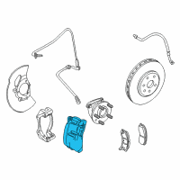 OEM 2011 Cadillac CTS Caliper Diagram - 15851479