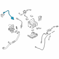 OEM 2019 Hyundai Ioniq Sensor Assembly-Oxygen, Front Diagram - 39210-03130