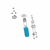 OEM Ford Ranger Coil Spring Diagram - KB3Z-5310-D