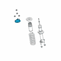 OEM 2019 Ford Ranger Shock Mount Diagram - JB3Z-18A099-A