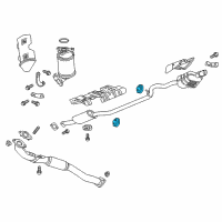 OEM 2016 Cadillac ELR Front Pipe Insulator Diagram - 20959239