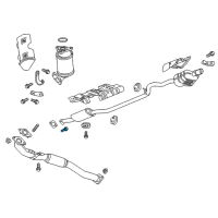 OEM 2017 GMC Acadia Exhaust Pipe Stud Diagram - 11561404