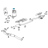 OEM 2021 GMC Acadia Catalytic Converter Seal Diagram - 12658150